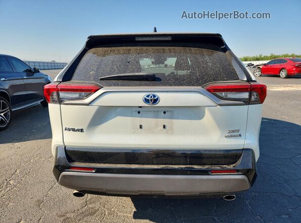 4T3E6RFV0MU008869 2021 TOYOTA RAV4 White უკანა ხედი