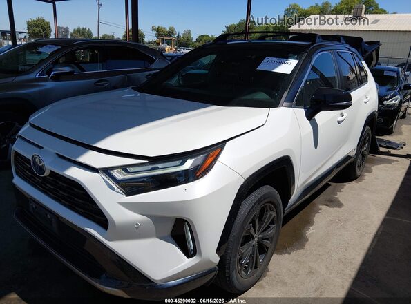 4T3E6RFV0NU090037 2022 TOYOTA RAV4 HYBRID Белый Передняя левая четверть