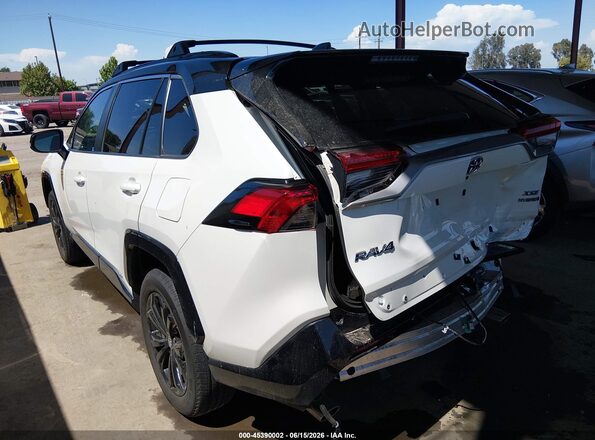 4T3E6RFV0NU090037 2022 TOYOTA RAV4 HYBRID Белый Задняя левая четверть