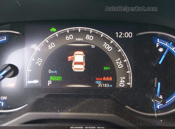 4T3E6RFV0NU090037 2022 TOYOTA RAV4 HYBRID Белый Вид задних сидений