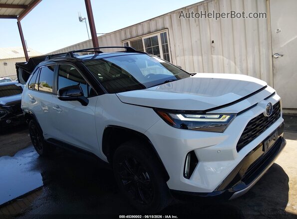 4T3E6RFV0NU090037 2022 TOYOTA RAV4 HYBRID Белый Вид задней части салона