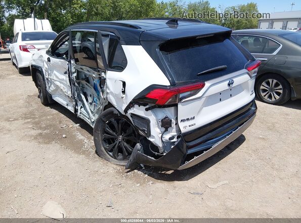 4T3E6RFV0PU107177 2023 TOYOTA RAV4 HYBRID Белый Задняя левая четверть