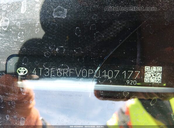 4T3E6RFV0PU107177 2023 TOYOTA RAV4 HYBRID Белый Вид подкапотного пространства