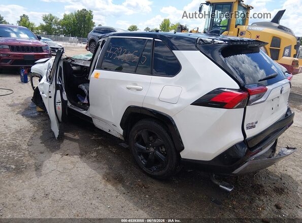 4T3E6RFV2MU051660 2021 TOYOTA RAV4 HYBRID White Rear left