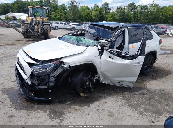 4T3E6RFV2MU051660 2021 TOYOTA RAV4 HYBRID White Front left