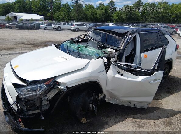 4T3E6RFV2MU051660 2021 TOYOTA RAV4 HYBRID White Front view