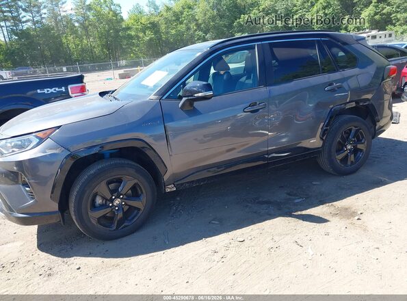 4T3E6RFV2MU064280 2021 TOYOTA RAV4 HYBRID Серый Передняя левая четверть