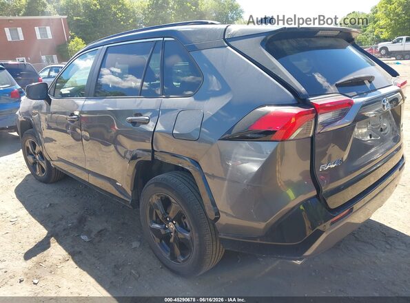 4T3E6RFV2MU064280 2021 TOYOTA RAV4 HYBRID Серый Задняя левая четверть