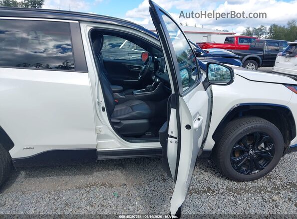 4T3E6RFV2NU066211 2022 TOYOTA RAV4 HYBRID White Սալոնի դիմացի տեսք