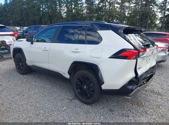 4T3E6RFV2NU066211 2022 TOYOTA RAV4 HYBRID White Հետևի ձախ