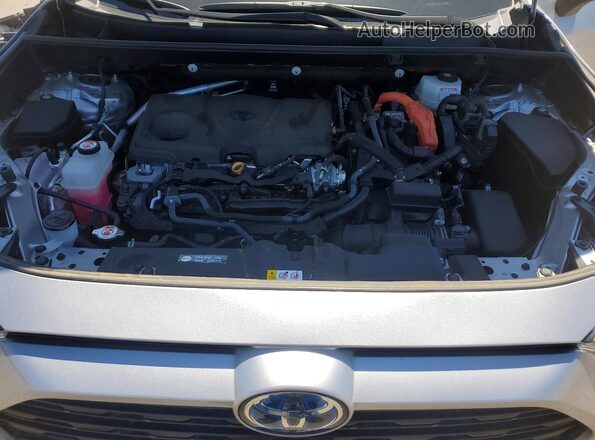 4T3E6RFV2NU098284 2022 TOYOTA RAV4 Silver Vista del compartimento del motor