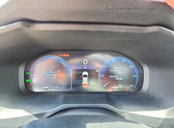 4T3E6RFV2RU140846 2024 TOYOTA RAV4 White Սարքավորումների վահանակի տեսք