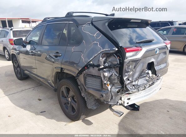 4T3E6RFV3MU034253 2021 TOYOTA RAV4 HYBRID Gray Rear left