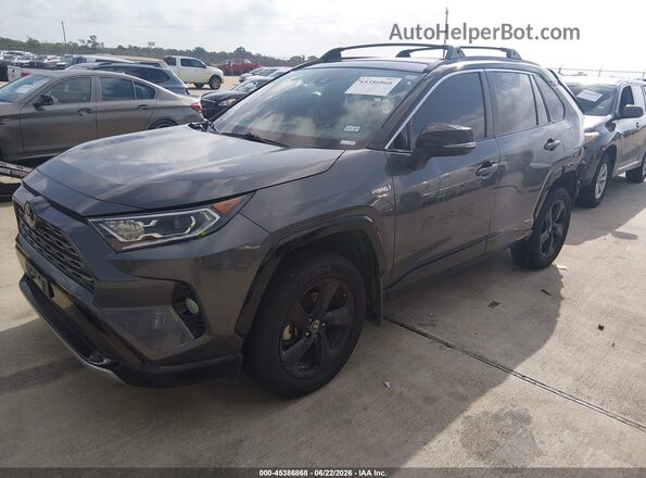 4T3E6RFV3MU034253 2021 TOYOTA RAV4 HYBRID Gray Front left