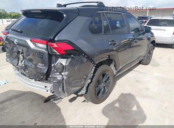 4T3E6RFV3MU034253 2021 TOYOTA RAV4 HYBRID Gray Rear right