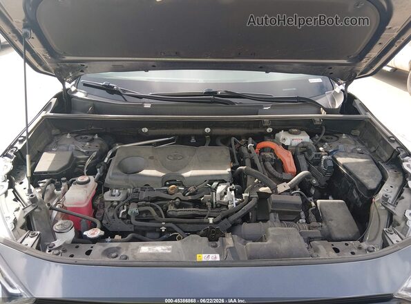 4T3E6RFV3MU034253 2021 TOYOTA RAV4 HYBRID Gray Rear view