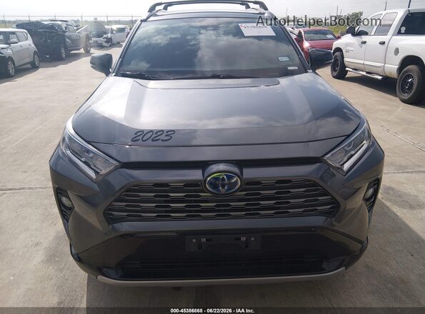 4T3E6RFV3MU034253 2021 TOYOTA RAV4 HYBRID Gray Instrument cluster view