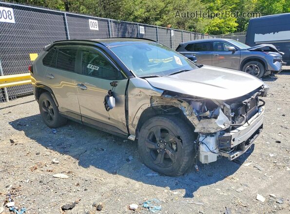 4T3E6RFV6LU003044 2020 TOYOTA RAV4 Серебряный Передняя правая четверть