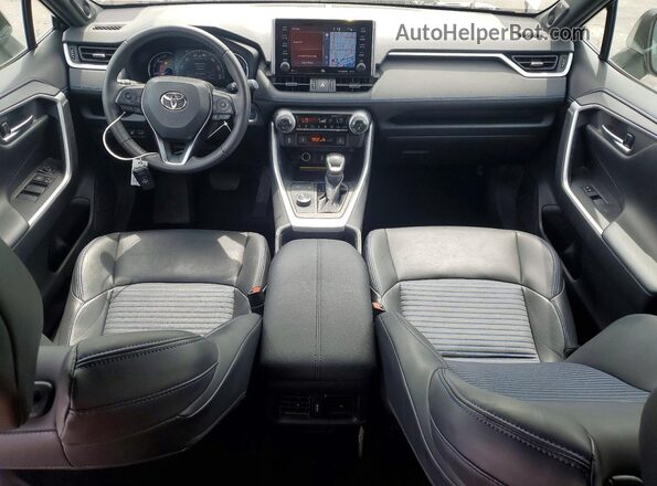 4T3E6RFV8MU044230 2021 TOYOTA RAV4 White წინა პანელის ხედი