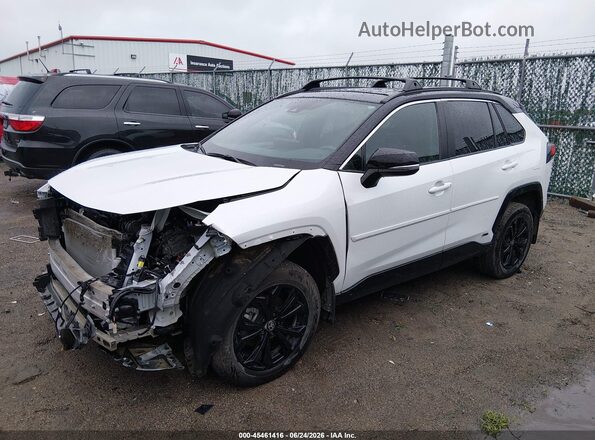 4T3E6RFV8SU179544 2025 TOYOTA RAV4 HYBRID Белый Передняя левая четверть