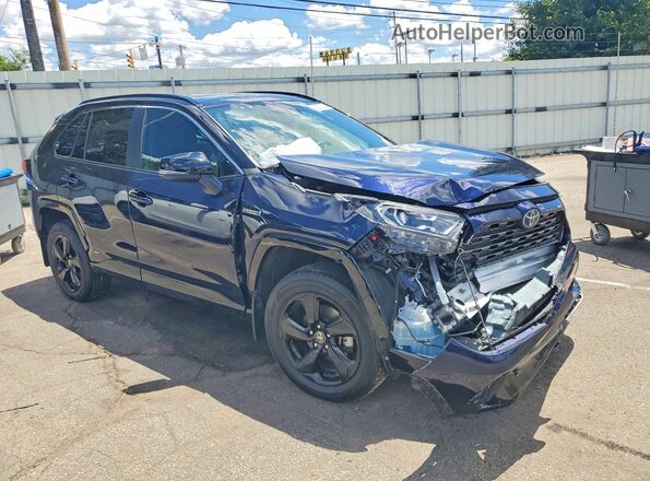 4T3E6RFVXMU059831 2021 TOYOTA RAV4 Синий Передняя правая четверть