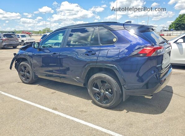 4T3E6RFVXMU059831 2021 TOYOTA RAV4 Синий Задняя левая четверть