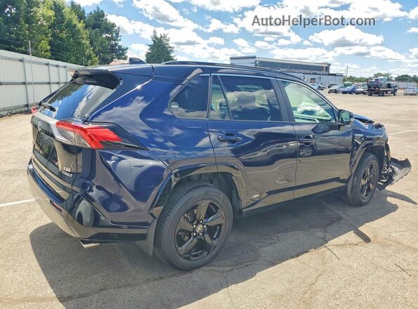 4T3E6RFVXMU059831 2021 TOYOTA RAV4 Синий Задняя правая четверть
