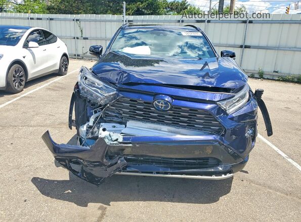 4T3E6RFVXMU059831 2021 TOYOTA RAV4 Синий Вид спереди