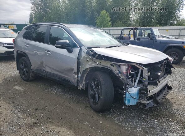 4T3EWRFV2LU003977 2020 TOYOTA RAV4 Silver Front right