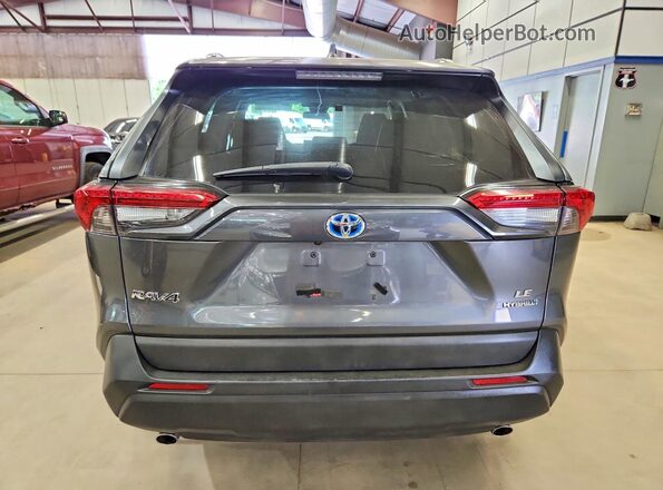 4T3L6RFV1MU007415 2021 TOYOTA RAV4 Gray Widok z tyłu
