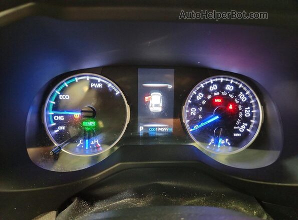 4T3L6RFV1MU007415 2021 TOYOTA RAV4 Gray Widok zestawu wskaźników