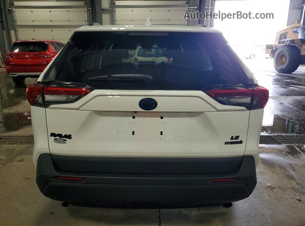 4T3LWRFV0MU034668 2021 TOYOTA RAV4 White უკანა ხედი