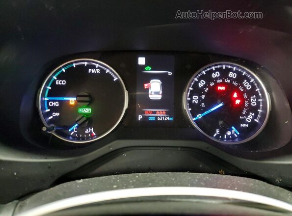 4T3LWRFV0MU034668 2021 TOYOTA RAV4 White ხელსაწყოთა პანელის ხედი