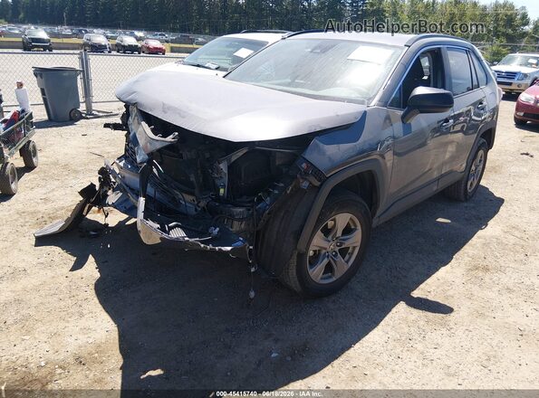 4T3LWRFV1RU148623 2024 TOYOTA RAV4 HYBRID Gray წინა მარცხენა ხედი სამი მეოთხედიდან