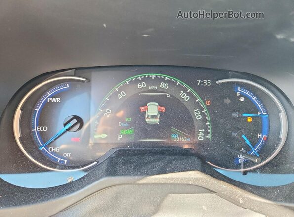 4T3LWRFV1SU184902 2025 TOYOTA RAV4 Gray Սարքավորումների վահանակի տեսք