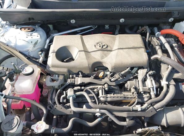 4T3LWRFV3MU046880 2021 TOYOTA RAV4 HYBRID White უკანა ხედი