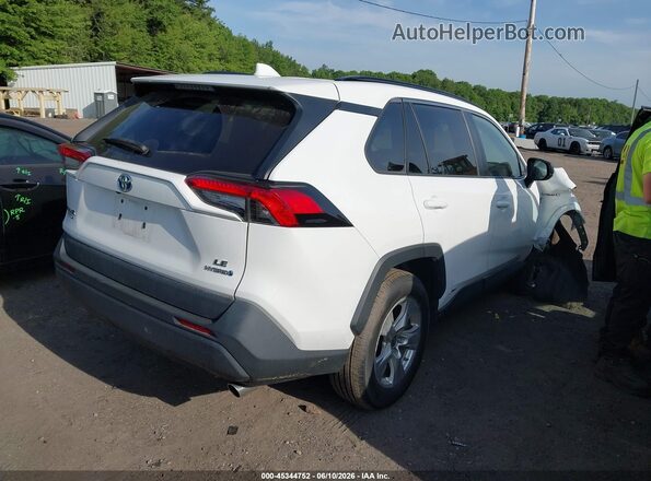 4T3LWRFV3MU046880 2021 TOYOTA RAV4 HYBRID White უკანა მარჯვენა