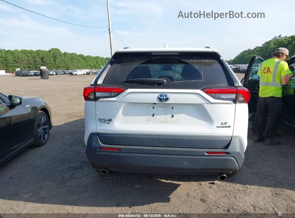 4T3LWRFV3MU046880 2021 TOYOTA RAV4 HYBRID White 