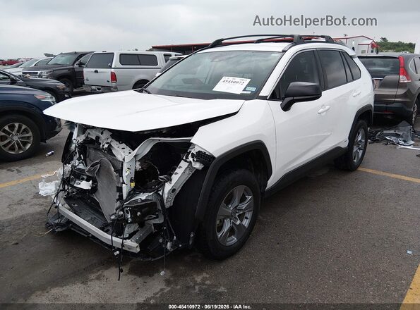 4T3LWRFV3SU192872 2025 TOYOTA RAV4 HYBRID White წინა მარცხენა ხედი სამი მეოთხედიდან
