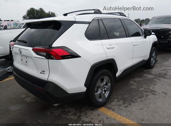4T3LWRFV3SU192872 2025 TOYOTA RAV4 HYBRID White უკანა მარჯვენა