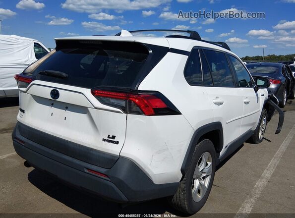 4T3LWRFV5MU020099 2021 TOYOTA RAV4 HYBRID White Trasero derecho