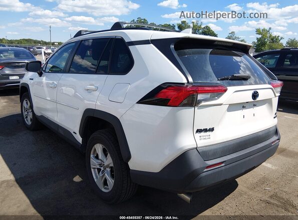 4T3LWRFV5MU020099 2021 TOYOTA RAV4 HYBRID White Trasero izquierdo