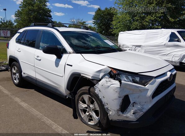4T3LWRFV5MU020099 2021 TOYOTA RAV4 HYBRID White Vista frontal