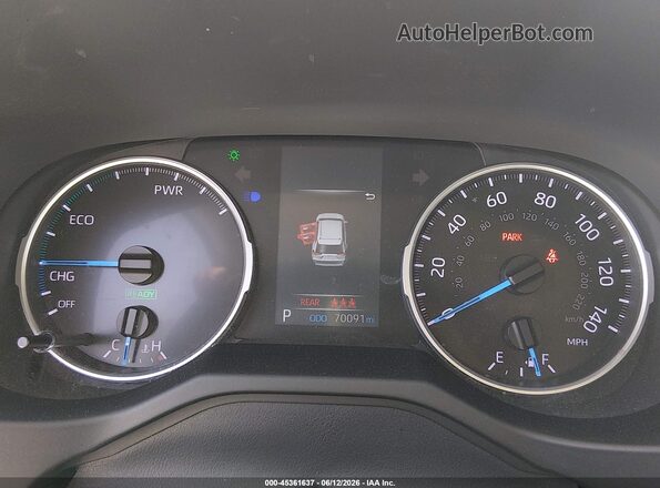 4T3LWRFV6MU034061 2021 TOYOTA RAV4 HYBRID White Հետևի նստատեղերի տեսք