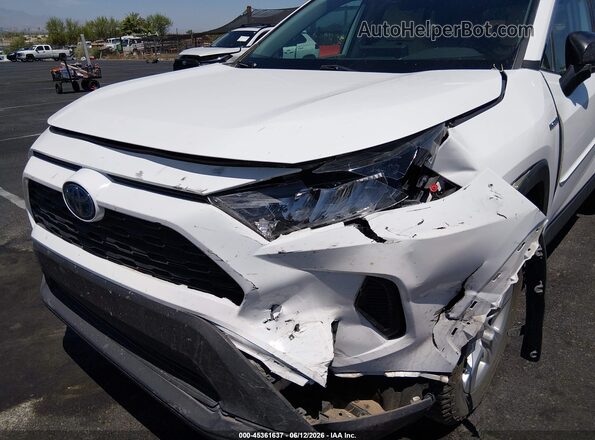 4T3LWRFV6MU034061 2021 TOYOTA RAV4 HYBRID White Դիմացի տեսք