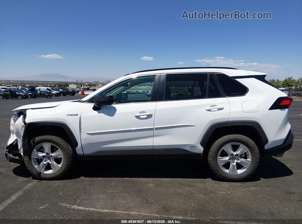 4T3LWRFV6MU034061 2021 TOYOTA RAV4 HYBRID White Սալոնի 360 աստիճան տեսք
