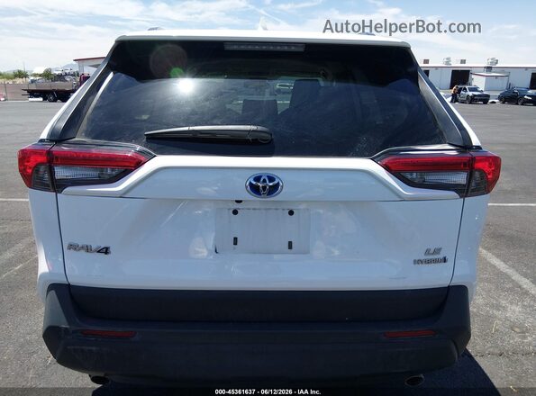 4T3LWRFV6MU034061 2021 TOYOTA RAV4 HYBRID White 