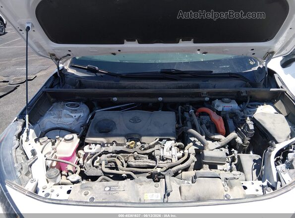 4T3LWRFV6MU034061 2021 TOYOTA RAV4 HYBRID White Հետևի տեսք