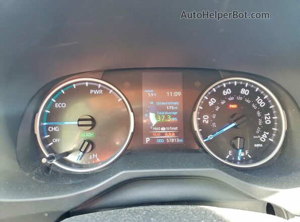 4T3LWRFV6NU065179 2022 TOYOTA RAV4 Серый Вид щитка приборов