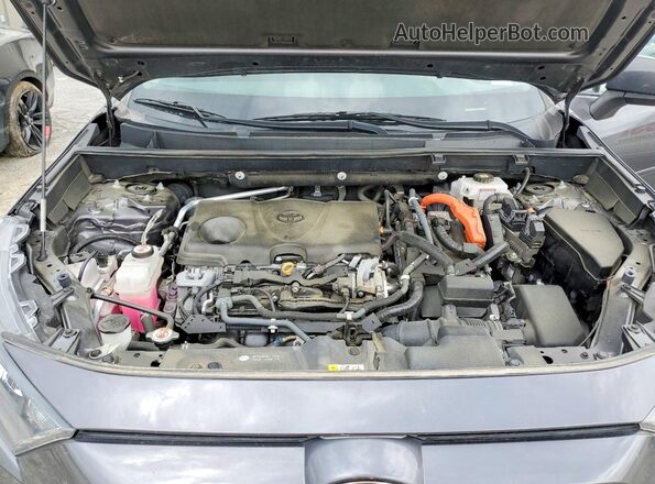 4T3LWRFV7MU043156 2021 TOYOTA RAV4 Gray Вид підкапотного простору